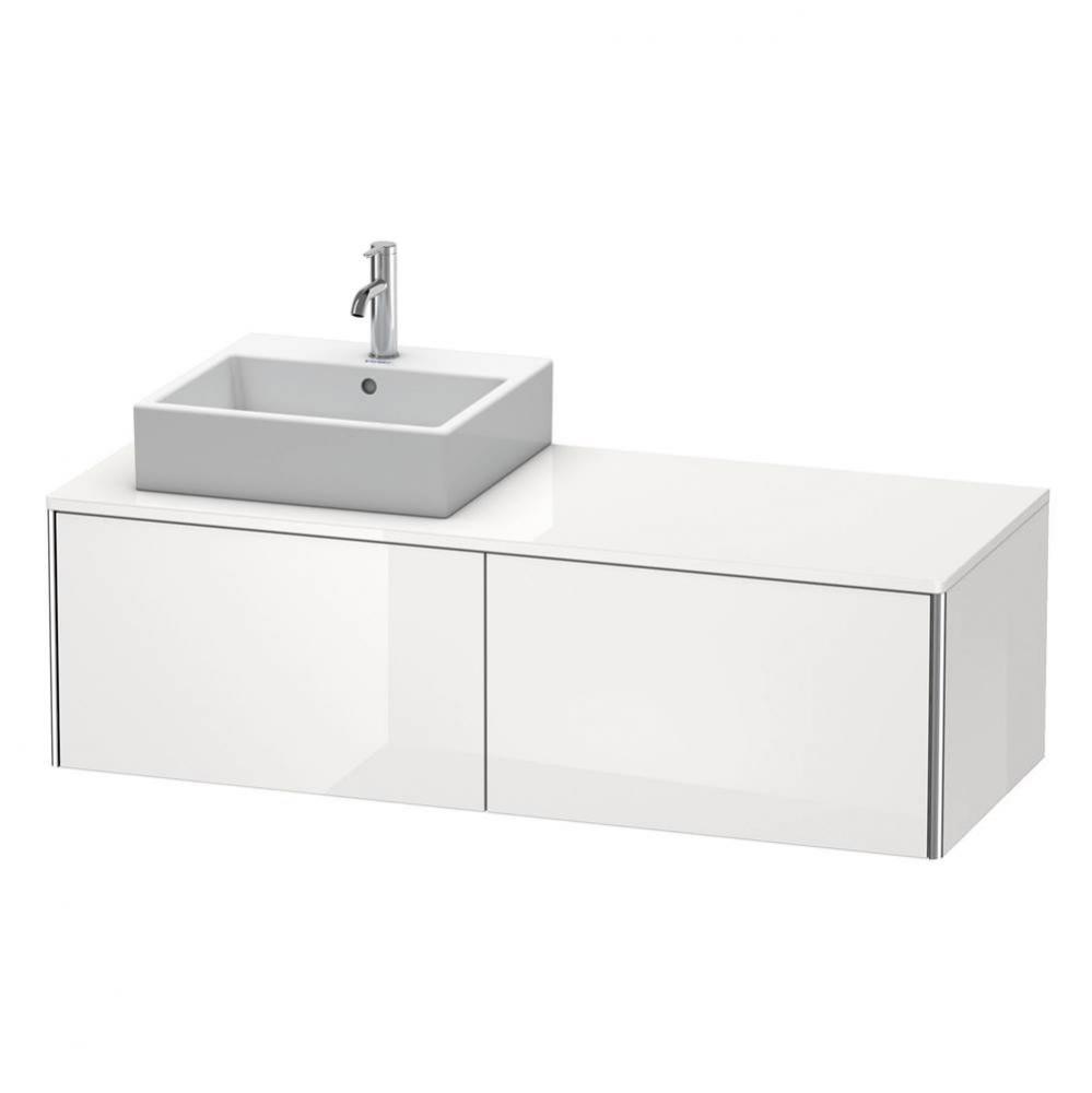 Duravit XSquare Two Drawer Vanity Unit For Console White