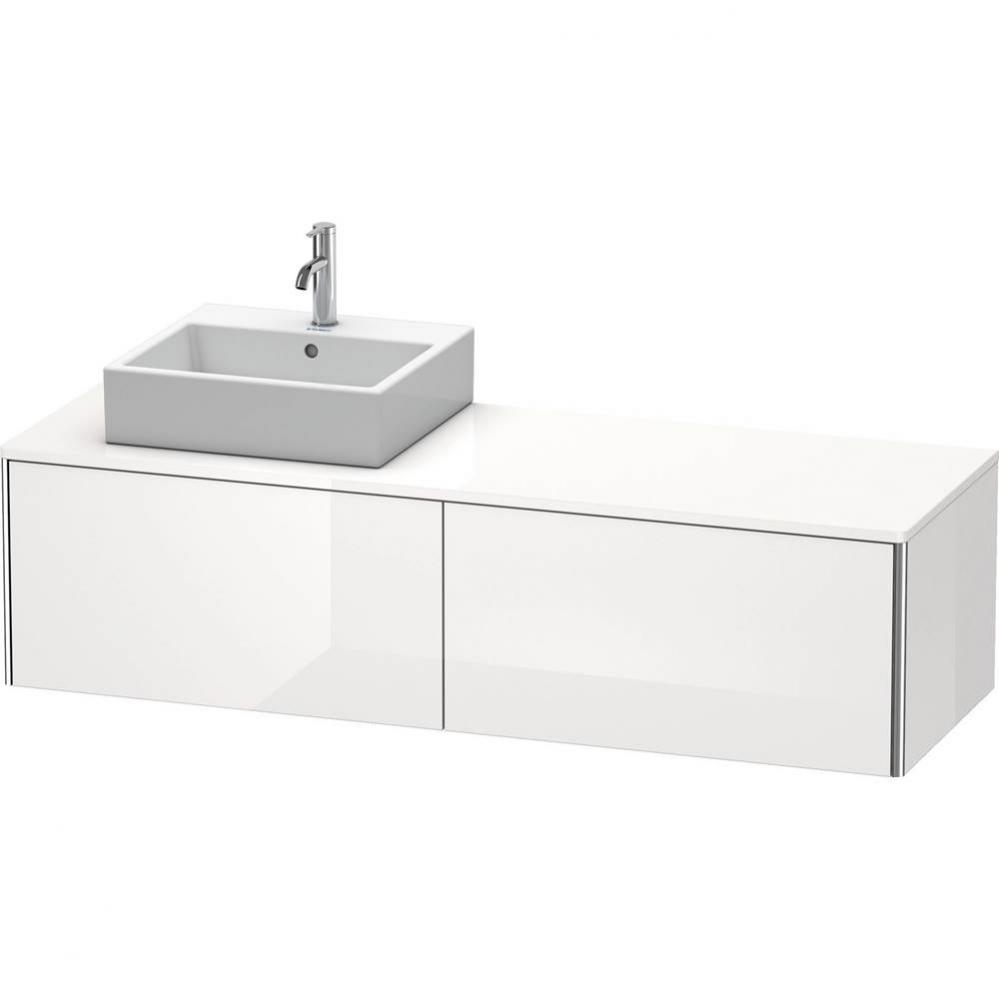 Duravit XSquare Two Drawer Vanity Unit For Console White