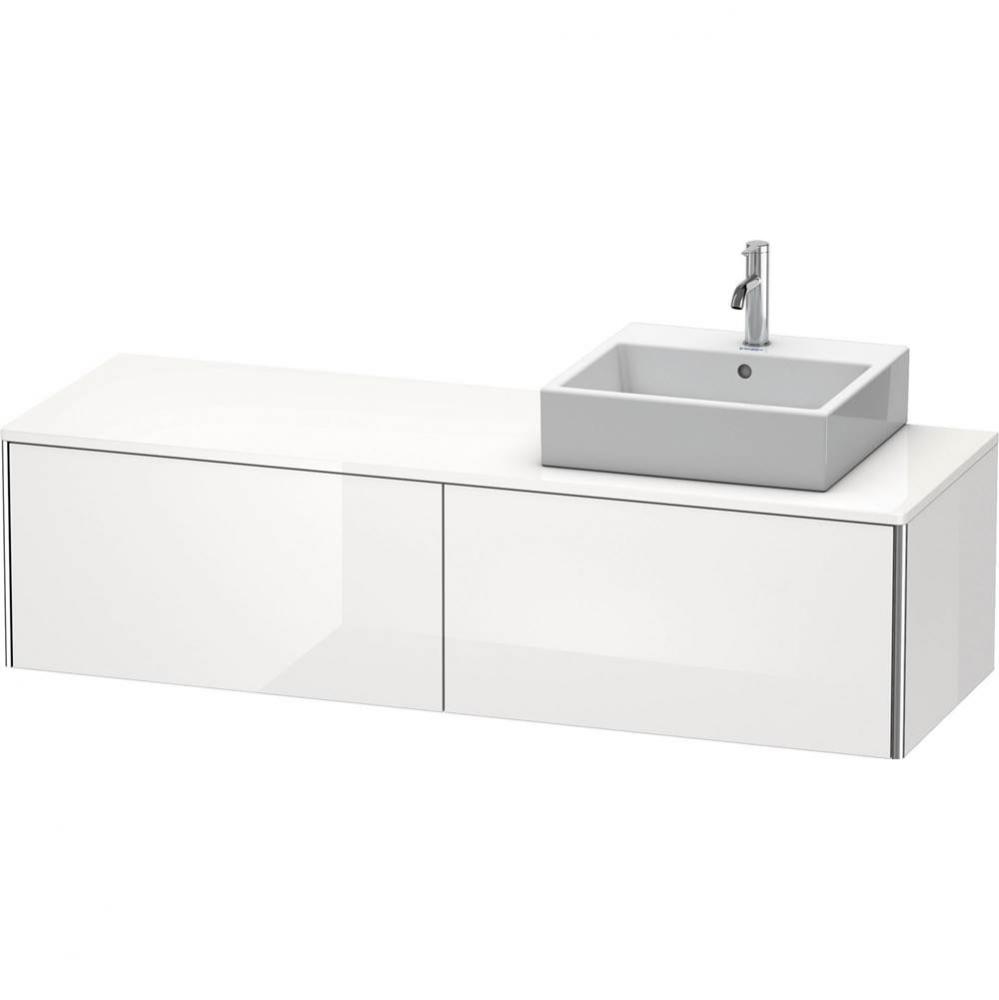 Duravit XSquare Two Drawer Vanity Unit For Console White