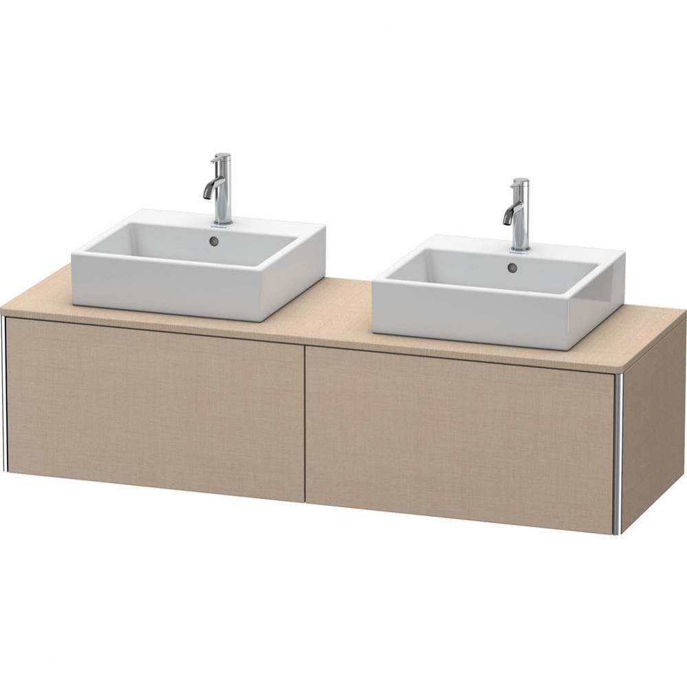 Duravit XSquare Two Drawer Vanity Unit For Console Linen