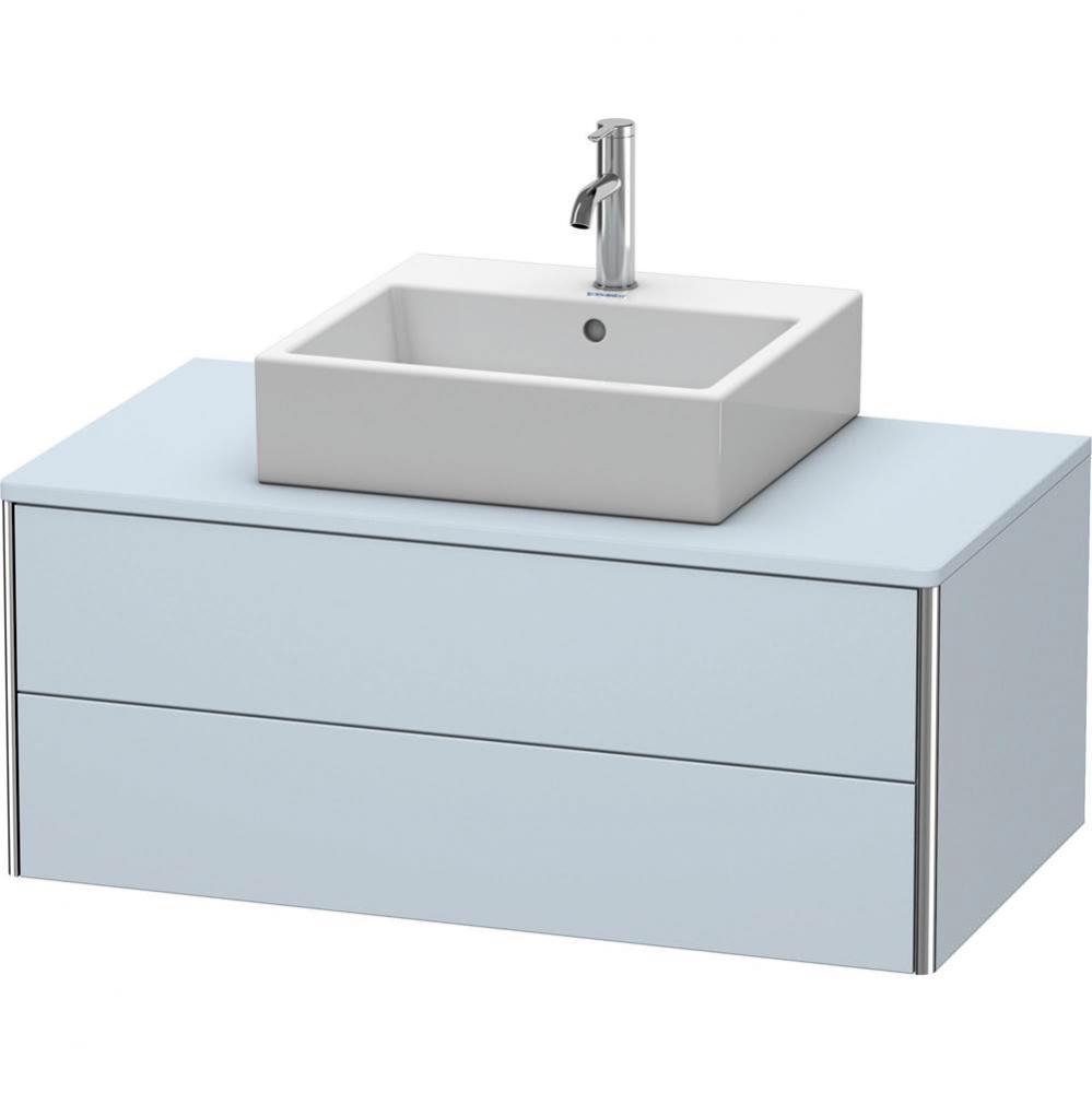 Duravit XSquare Two Drawer Vanity Unit For Console Light Blue