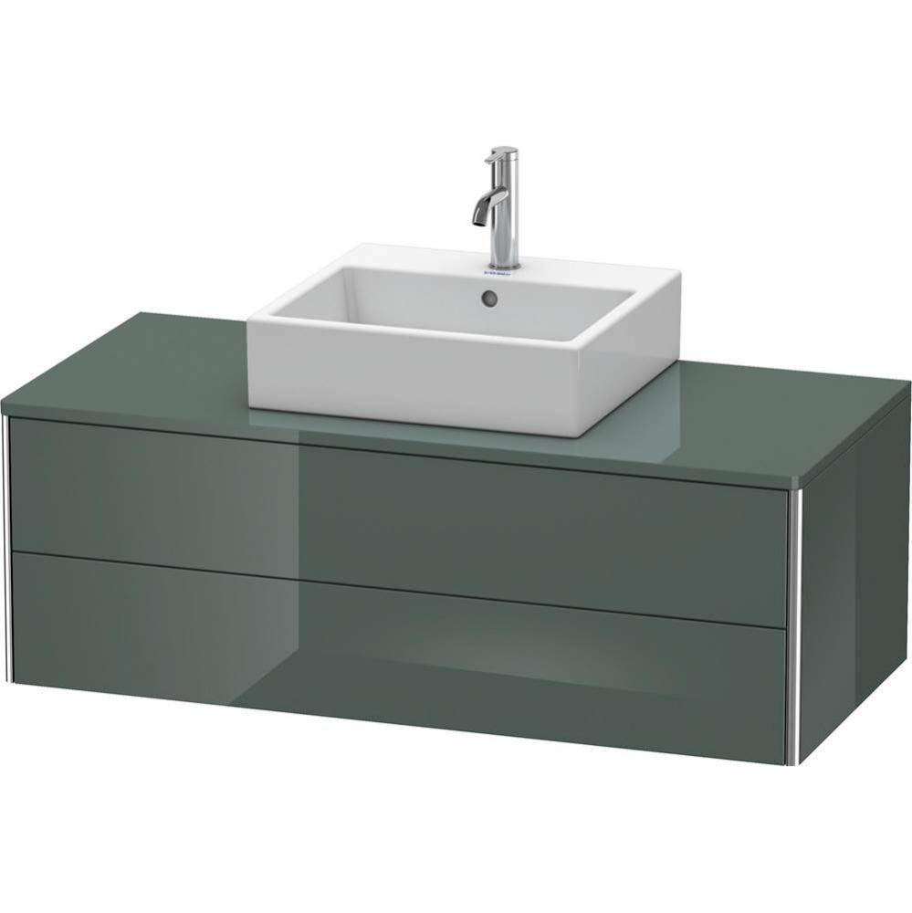 Duravit XSquare Two Drawer Vanity Unit For Console Dolomite Gray