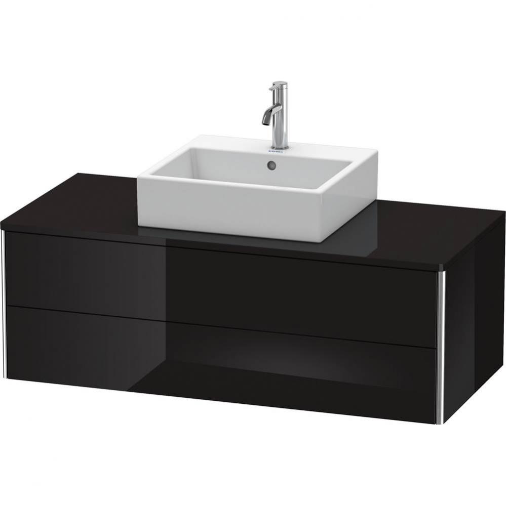 Duravit XSquare Two Drawer Vanity Unit For Console Black