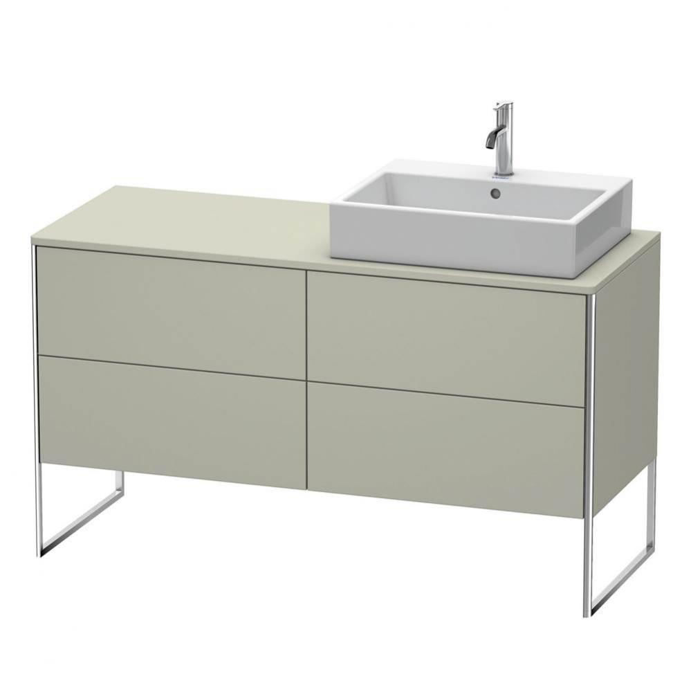 Duravit XSquare Four Drawer Vanity Unit For Console Taupe