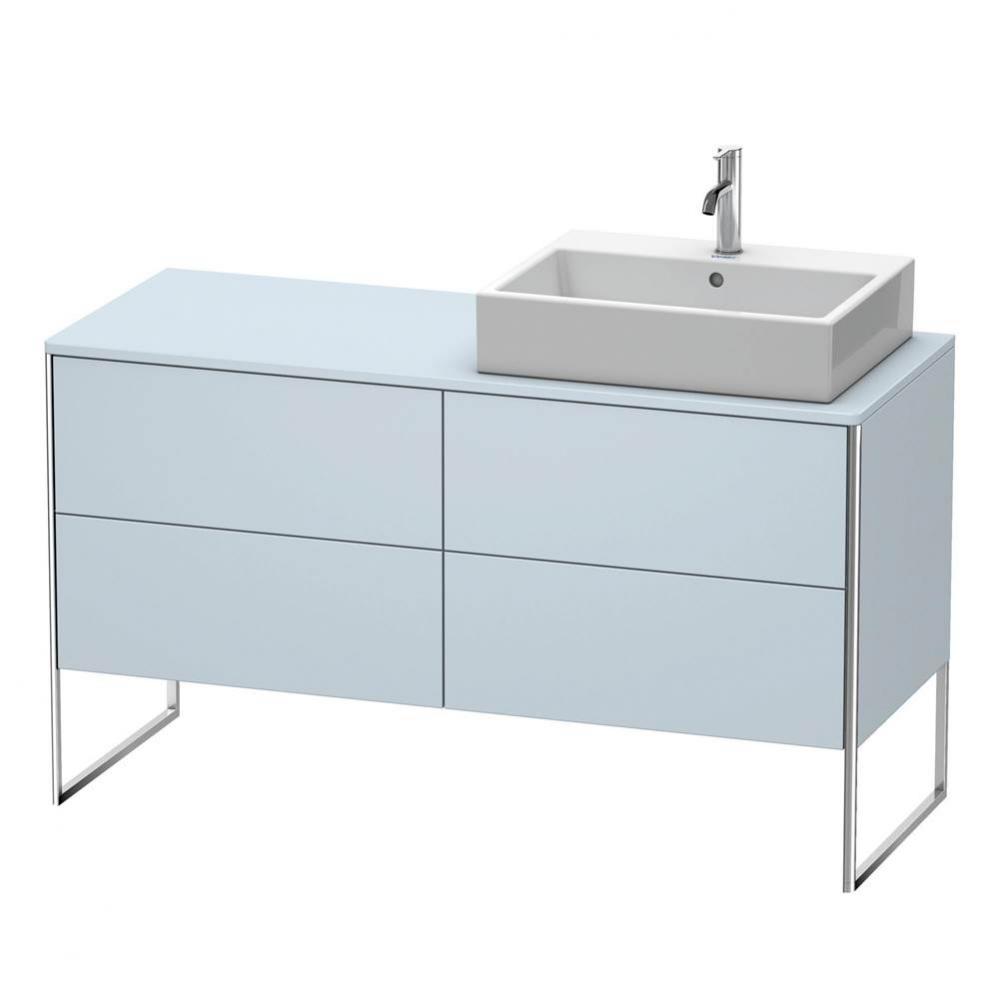 Duravit XSquare Four Drawer Vanity Unit For Console Light Blue