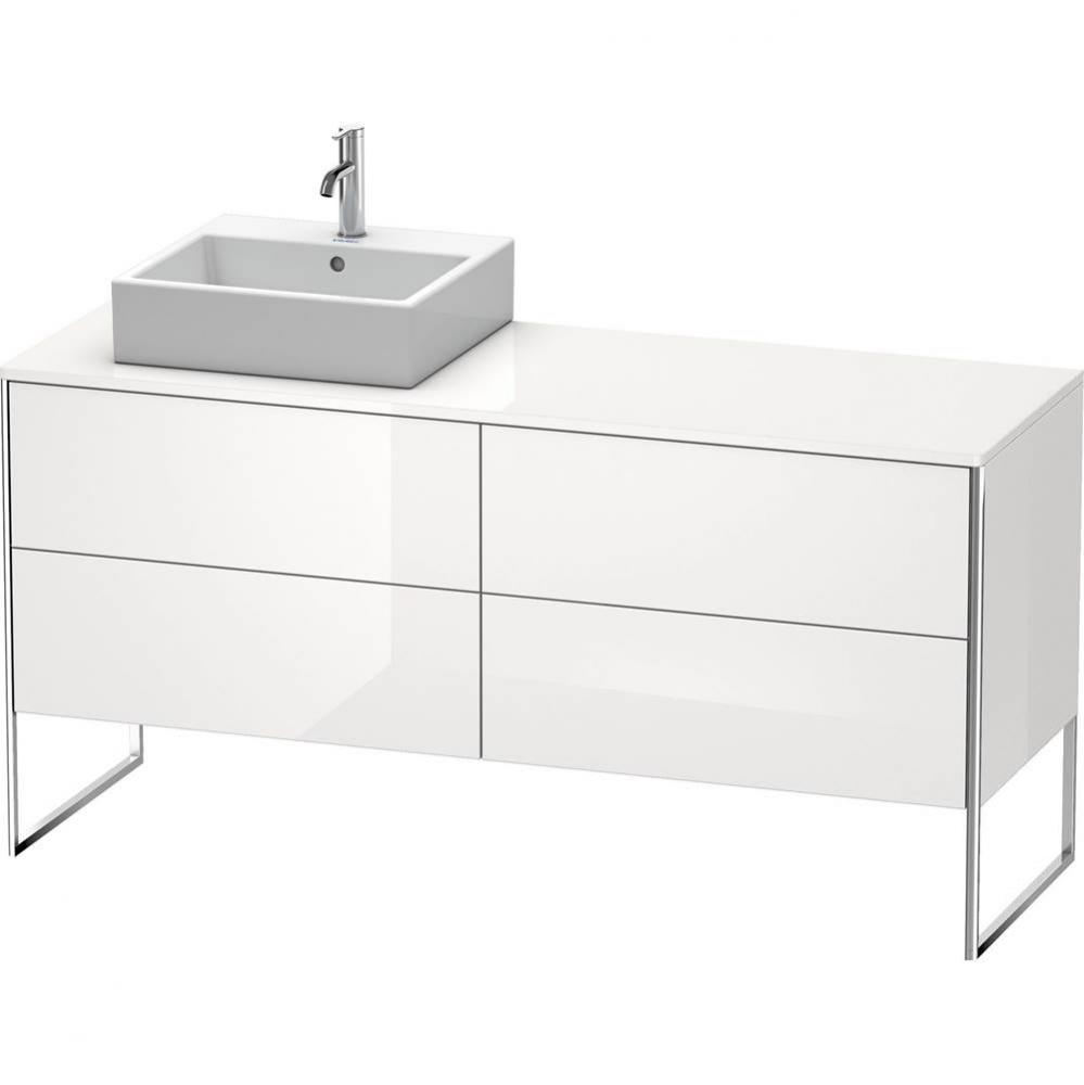 Duravit XSquare Four Drawer Vanity Unit For Console White