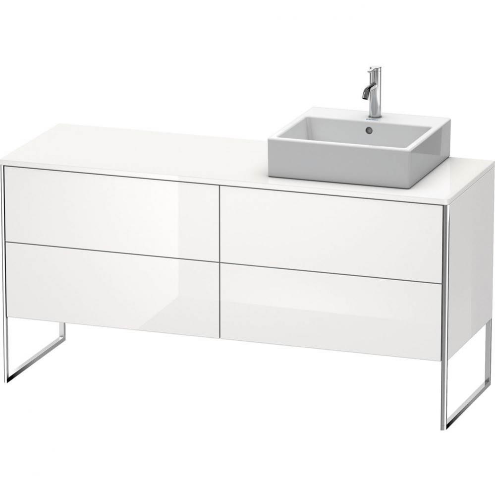 Duravit XSquare Four Drawer Vanity Unit For Console White