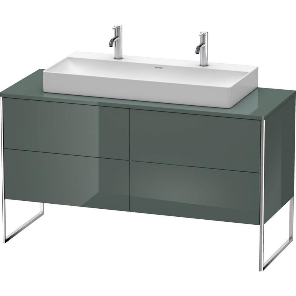 Duravit XSquare Four Drawer Vanity Unit For Console Dolomite Gray