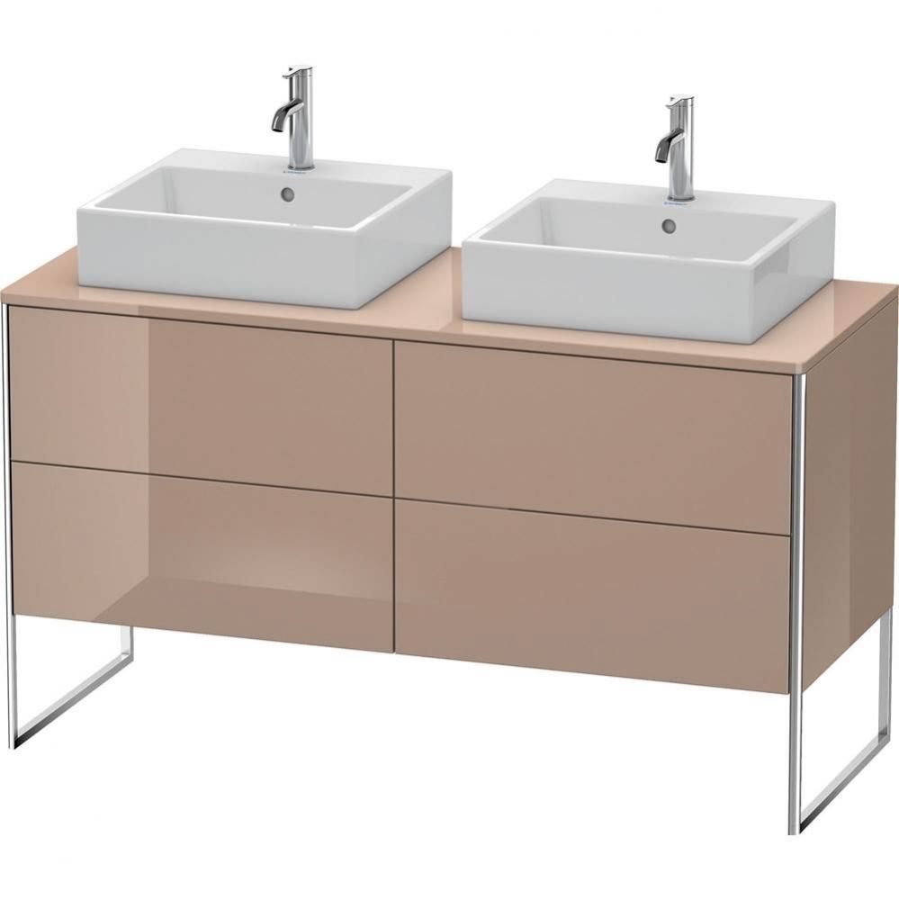 Duravit XSquare Four Drawer Vanity Unit For Console Cappuccino