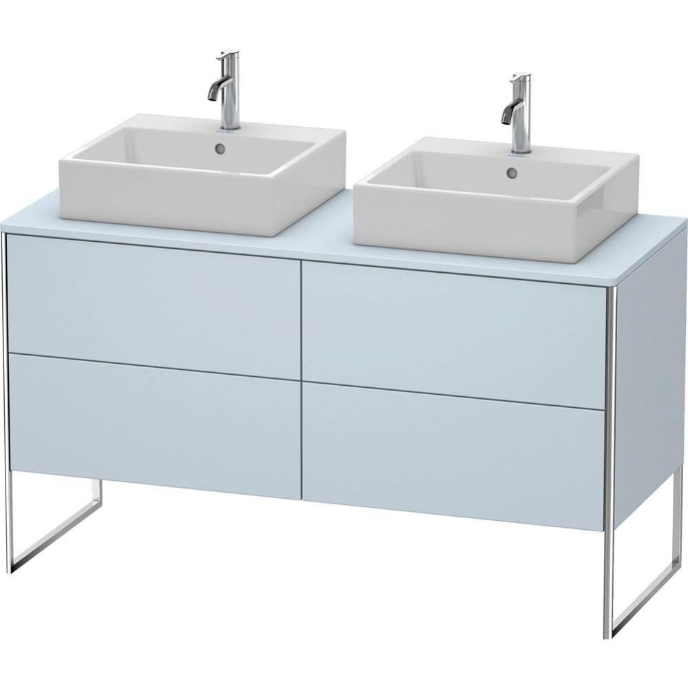 Duravit XSquare Four Drawer Vanity Unit For Console Light Blue