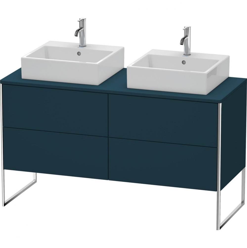 Duravit XSquare Four Drawer Vanity Unit For Console Midnight Blue