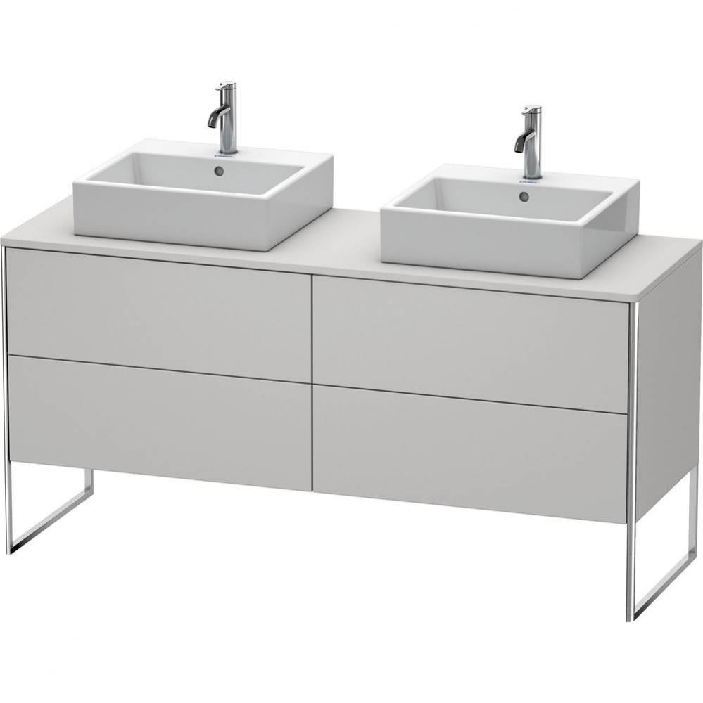 Duravit XSquare Four Drawer Vanity Unit For Console Nordic White