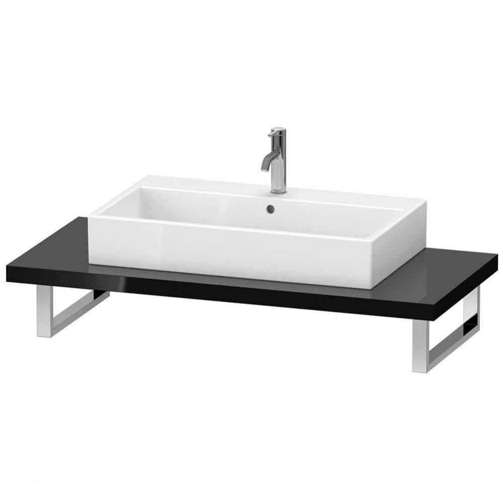 Duravit XViu Console  Black High Gloss