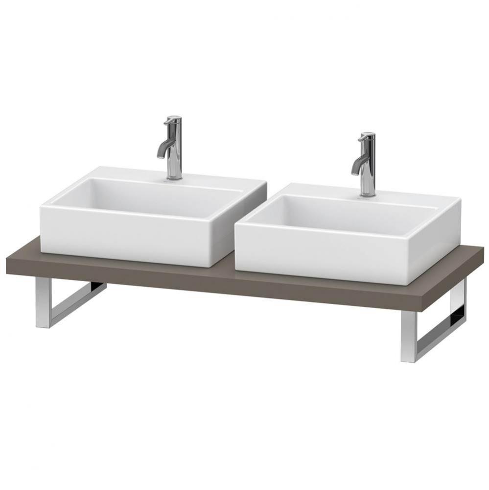 Duravit XViu Console  Flannel Gray Satin Matte