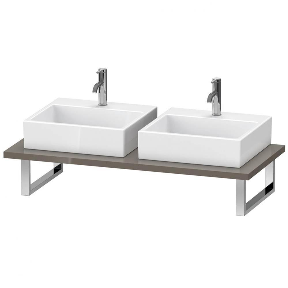 Duravit XViu Console  Flannel Gray High Gloss