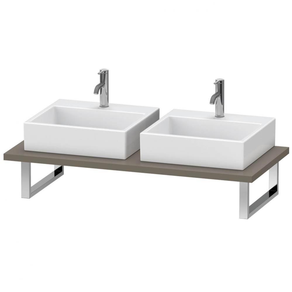 Duravit XViu Console  Flannel Gray Satin Matte