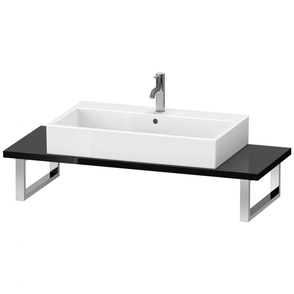 Duravit XViu Console  Black High Gloss