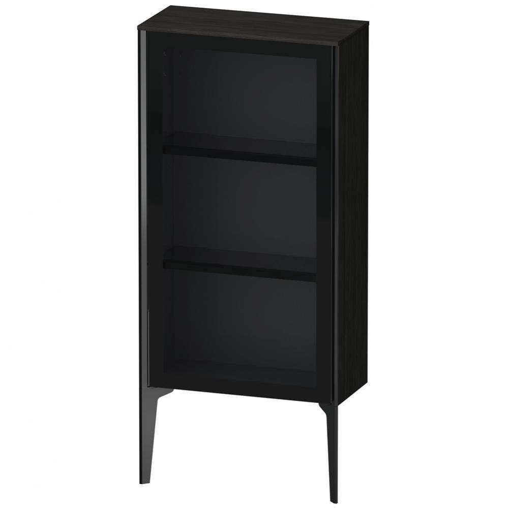 XViu Semi-Tall Cabinet Oak Black