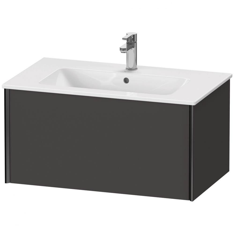 XViu One Drawer Wall-Mount Vanity Unit Graphite