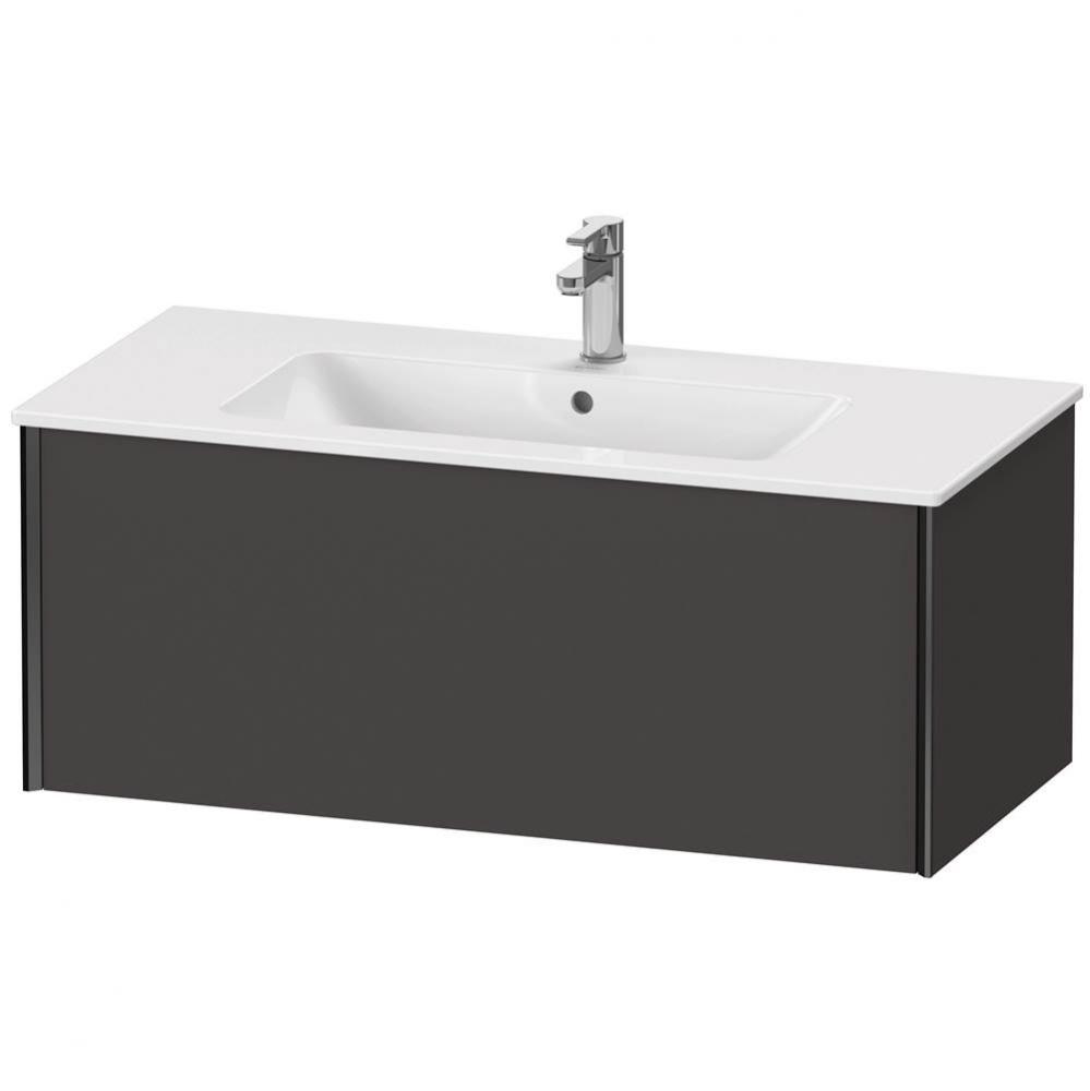 XViu One Drawer Wall-Mount Vanity Unit Graphite