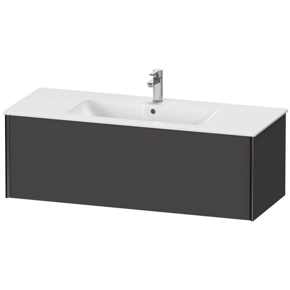 XViu One Drawer Wall-Mount Vanity Unit Graphite