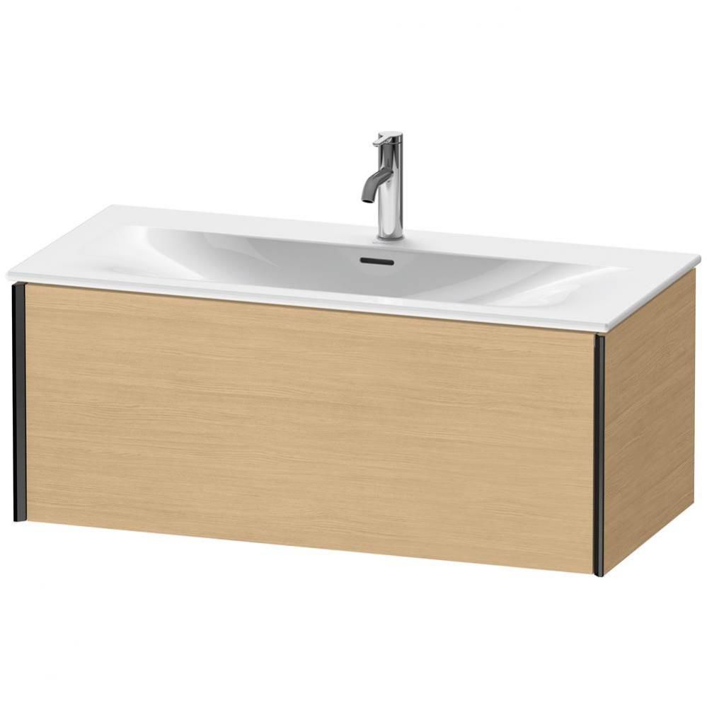 XViu One Drawer Wall-Mount Vanity Unit Natural Oak