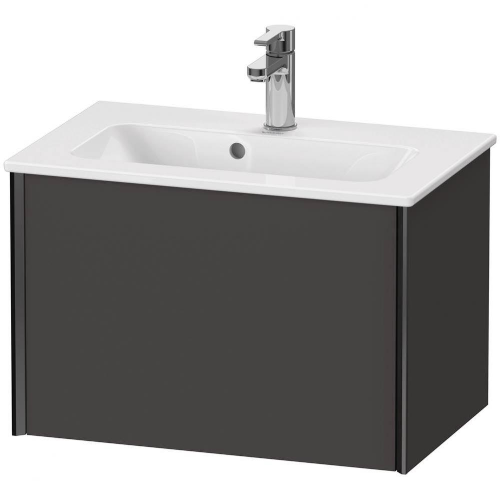 XViu One Drawer Wall-Mount Vanity Unit Graphite