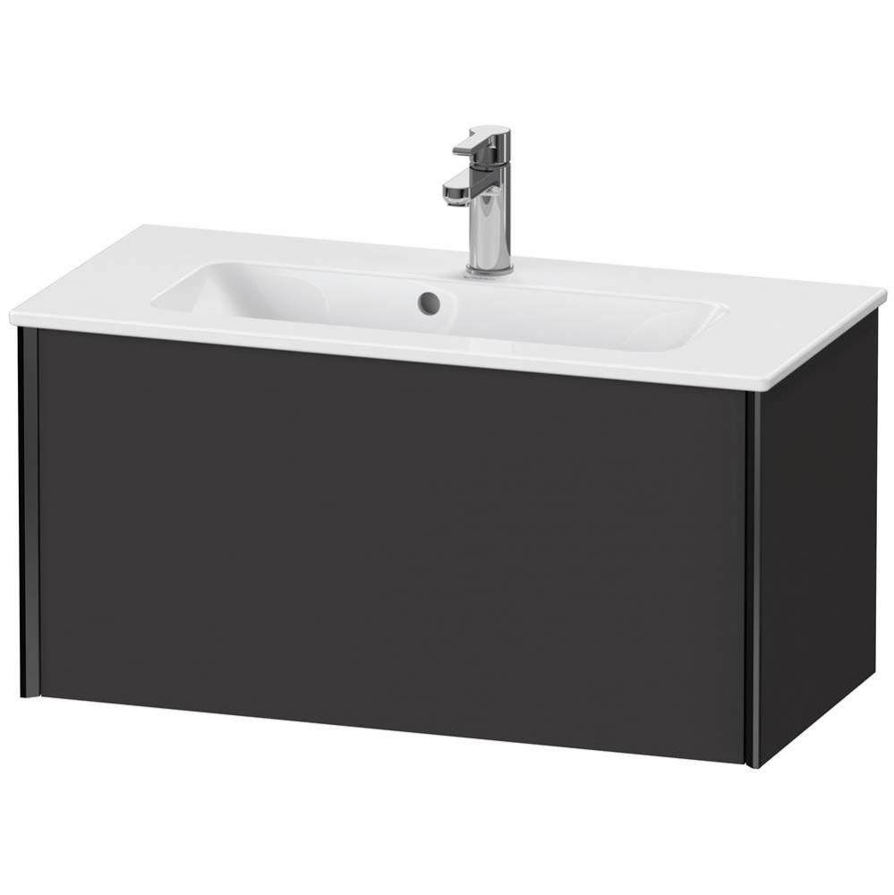 XViu One Drawer Wall-Mount Vanity Unit Graphite