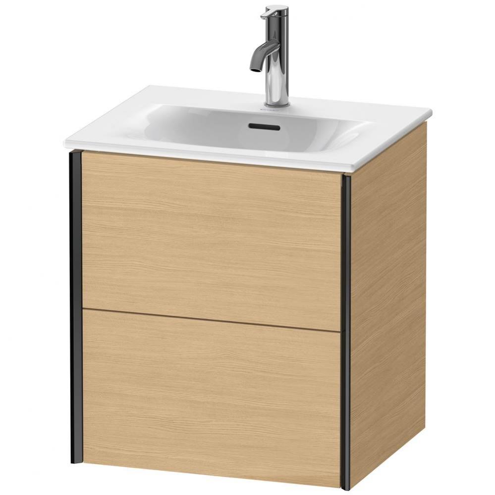 XViu Two Drawer Wall-Mount Vanity Unit Natural Oak