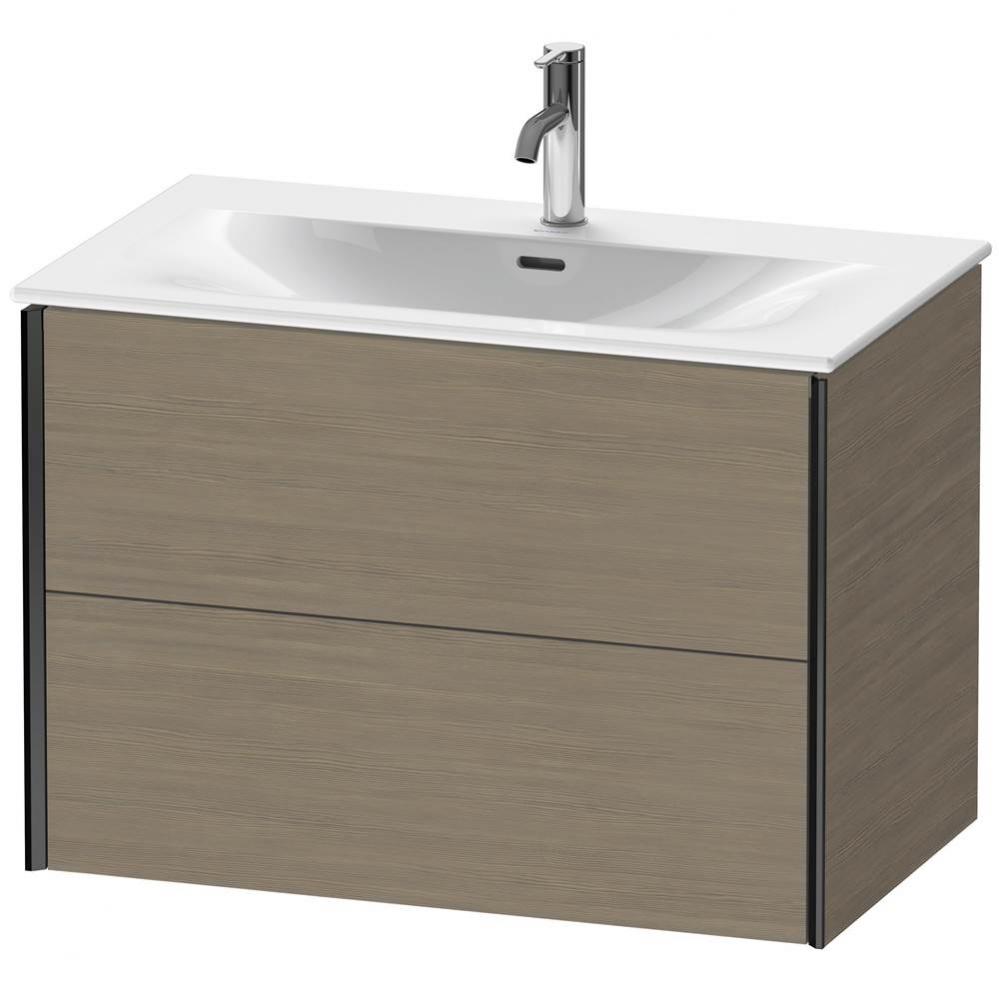 XViu Two Drawer Wall-Mount Vanity Unit Oak Terra