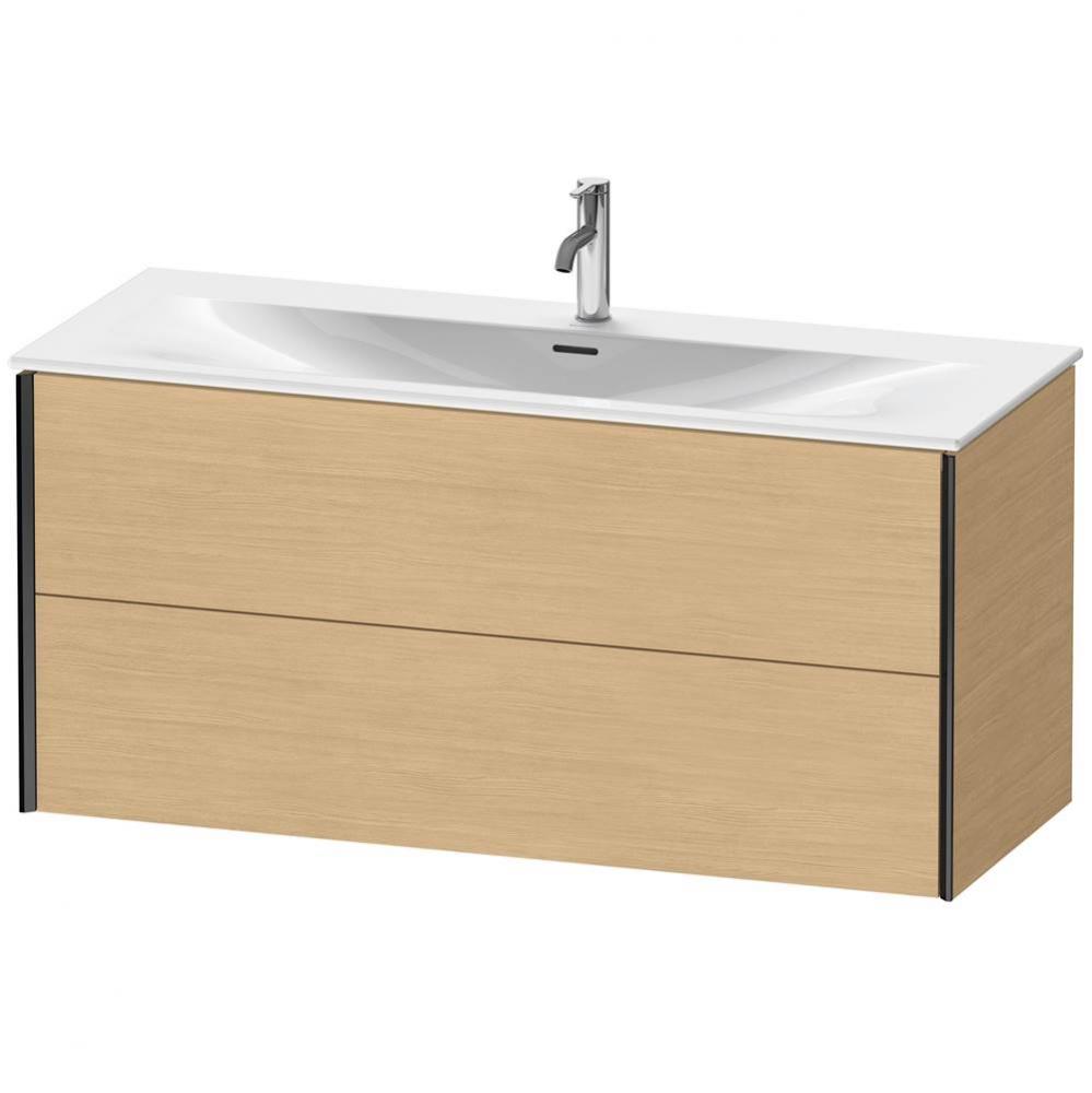 XViu Two Drawer Wall-Mount Vanity Unit Natural Oak