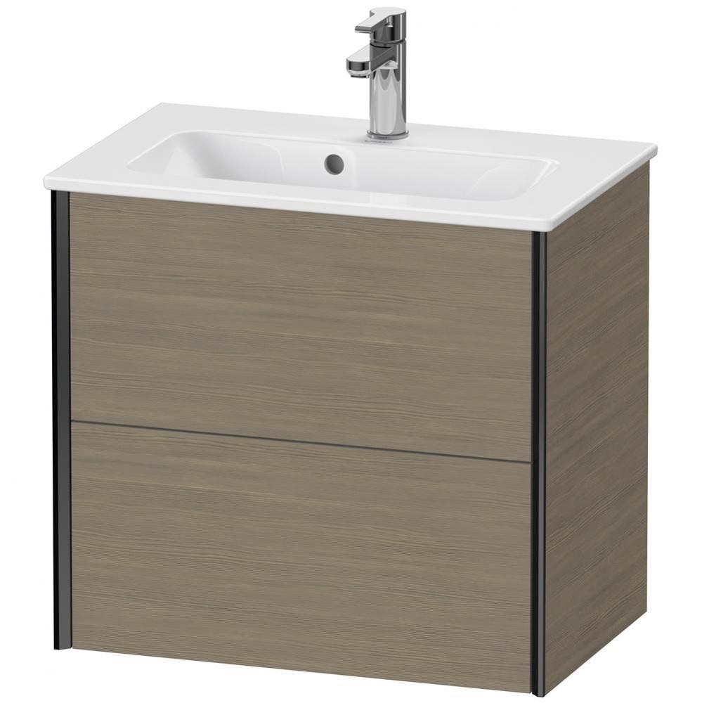 XViu Two Drawer Wall-Mount Vanity Unit Oak Terra