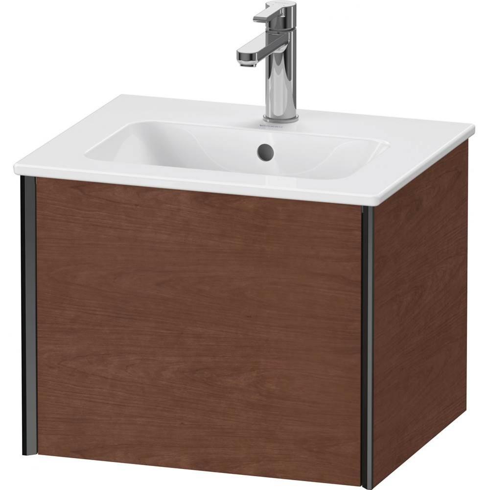 XViu One Drawer Wall-Mount Vanity Unit American Walnut