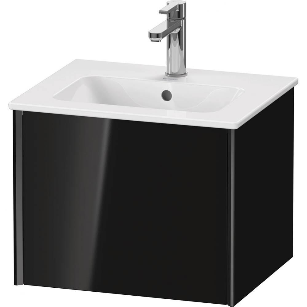 XViu One Drawer Wall-Mount Vanity Unit Black