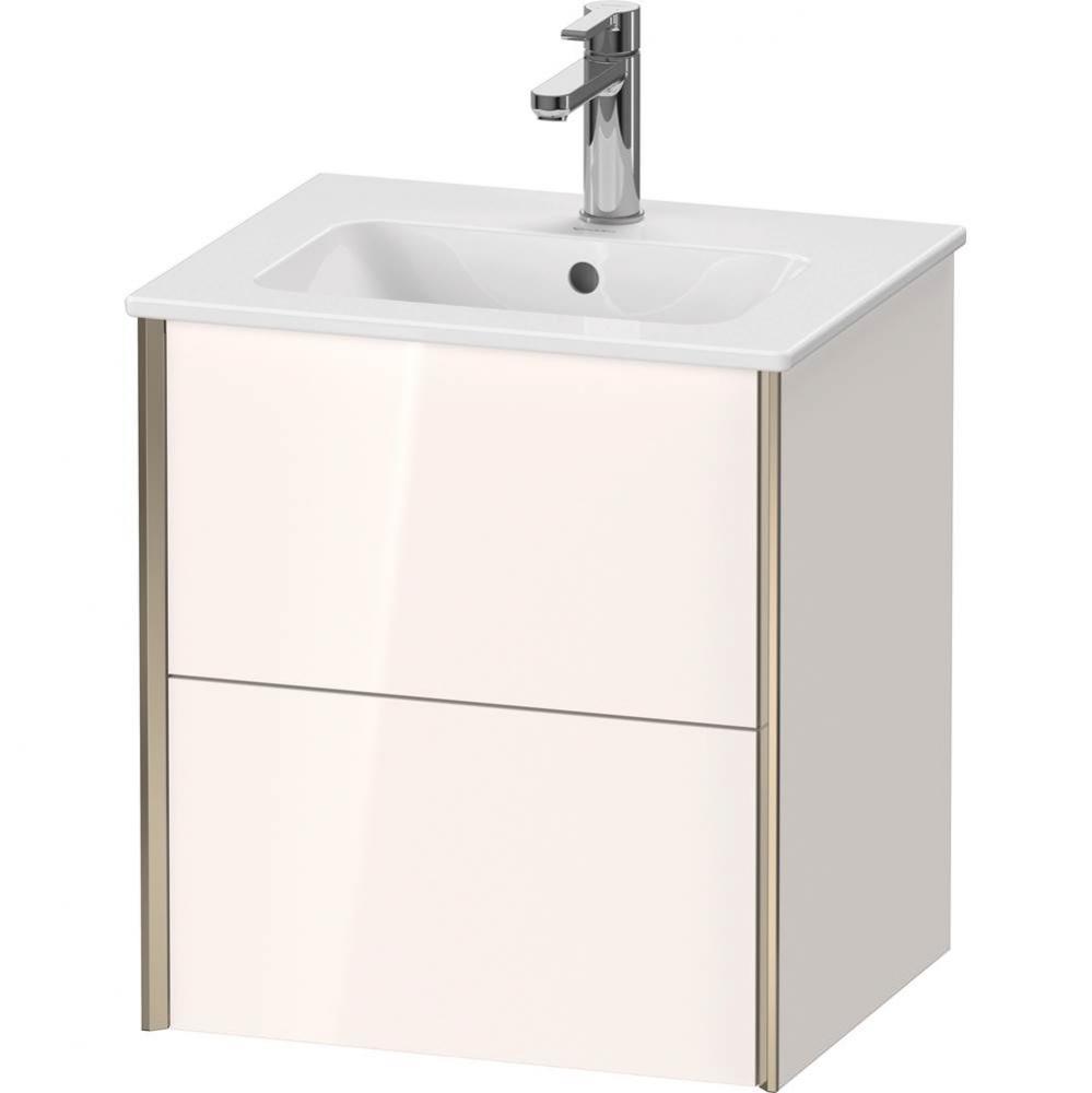 XViu Two Drawer Wall-Mount Vanity Unit White