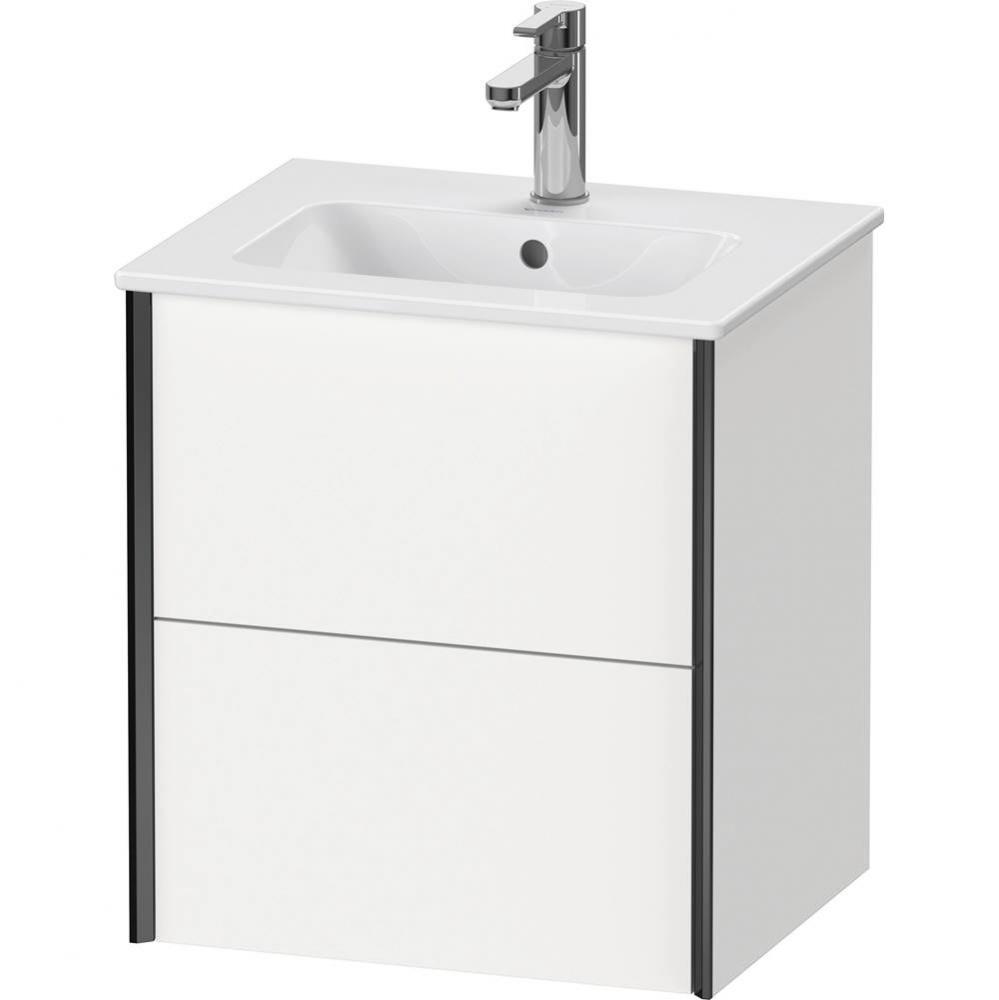 XViu Two Drawer Wall-Mount Vanity Unit White