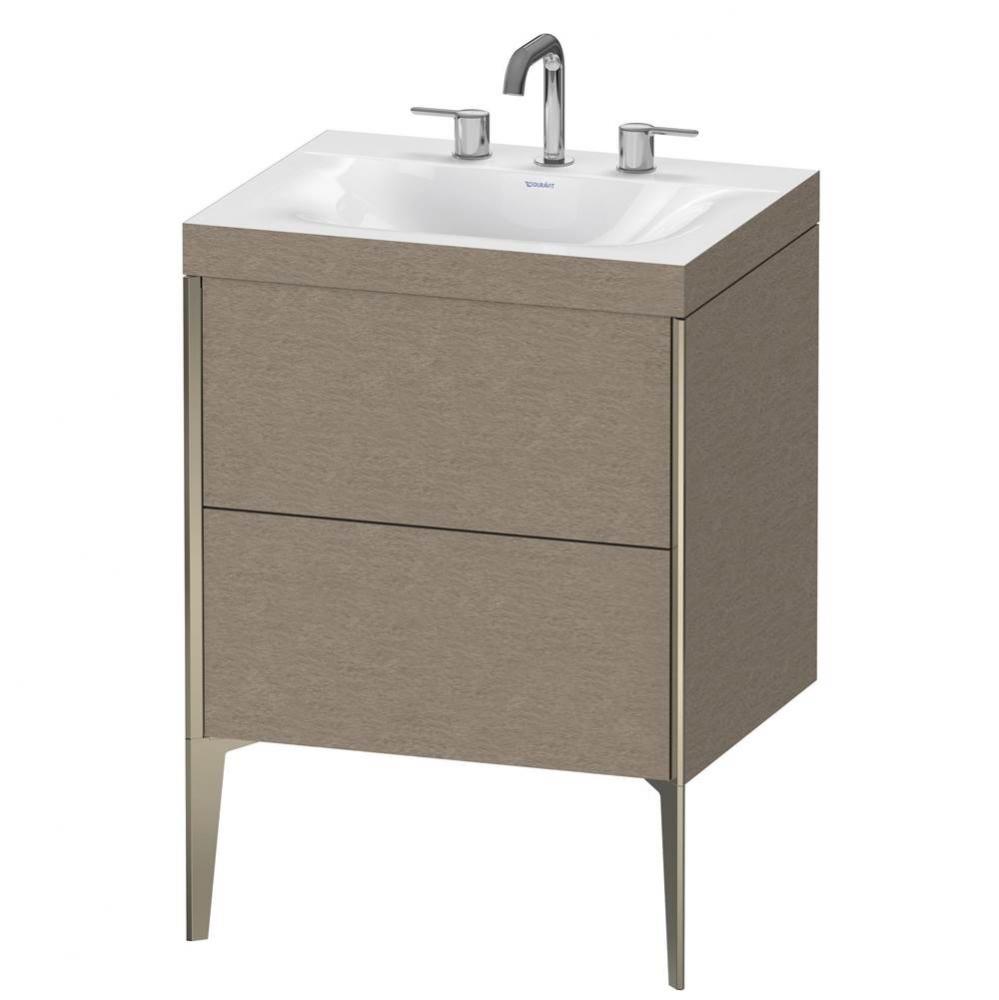 Duravit XViu C-Bonded Floorstanding Vanity  Oak Cashmere