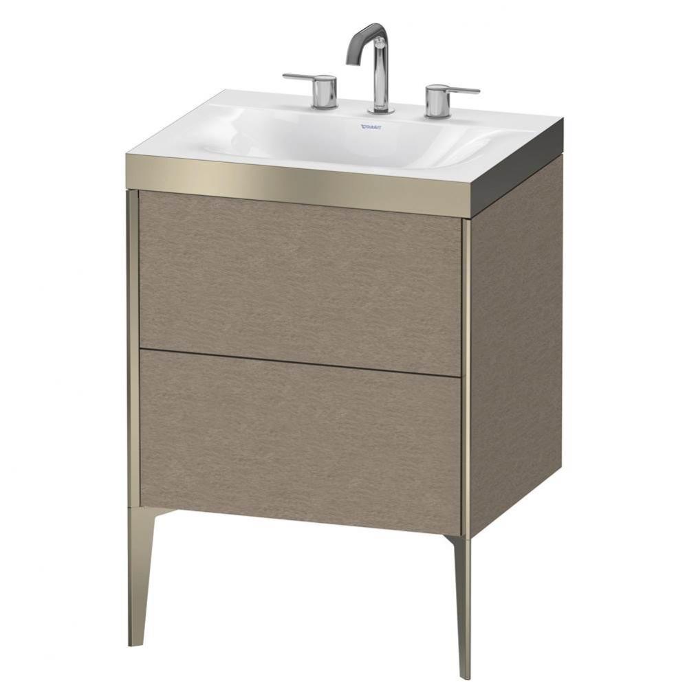 Duravit XViu C-Bonded Floorstanding Vanity  Oak Cashmere