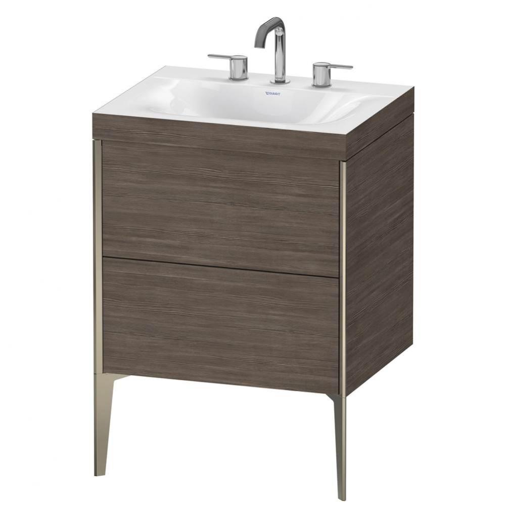 Duravit XViu C-Bonded Floorstanding Vanity  Pine Terra