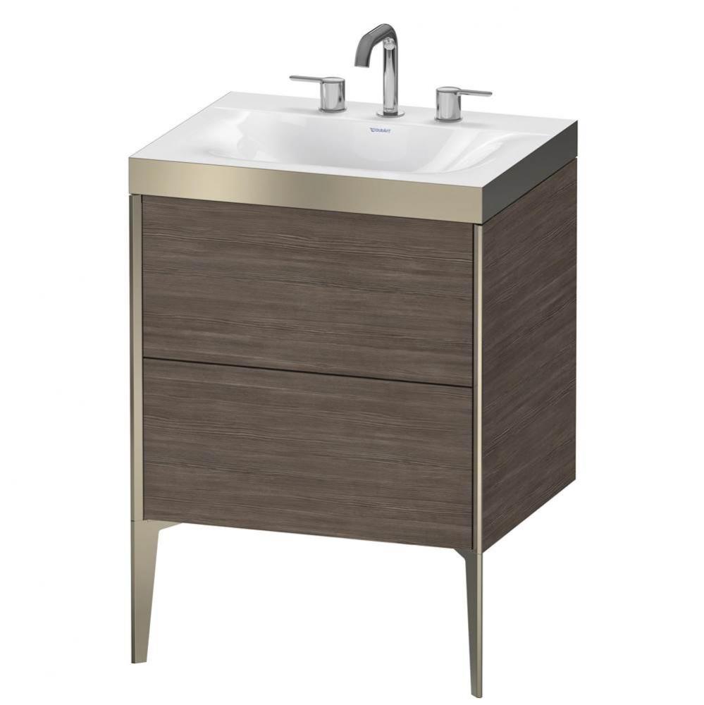 Duravit XViu C-Bonded Floorstanding Vanity  Pine Terra