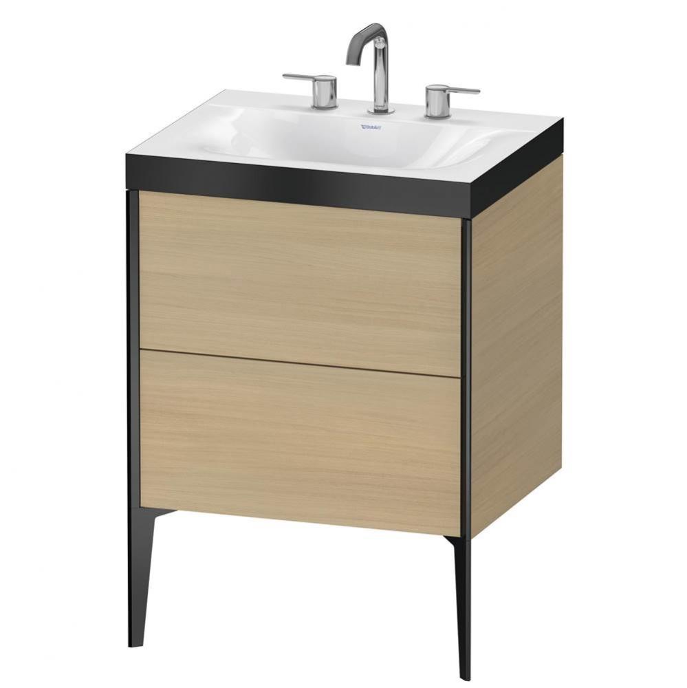 Duravit XViu C-Bonded Floorstanding Vanity  Mediterranean Oak