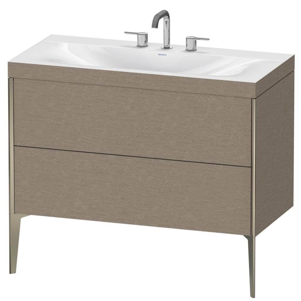 Duravit XViu C-Bonded Floorstanding Vanity  Oak Cashmere