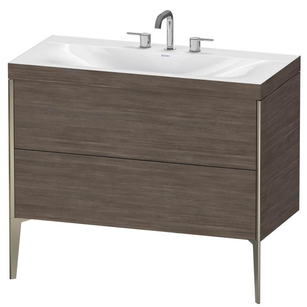 Duravit XViu C-Bonded Floorstanding Vanity  Pine Terra