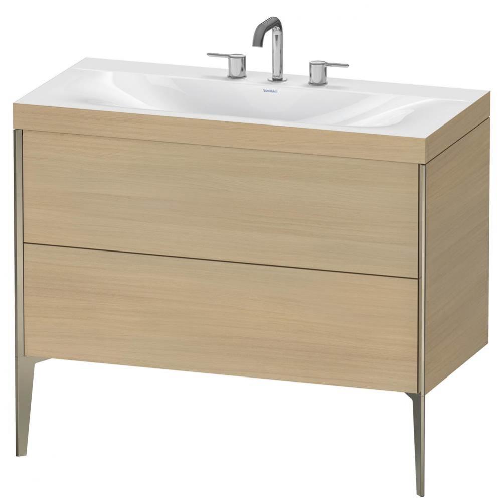 Duravit XViu C-Bonded Floorstanding Vanity  Mediterranean Oak