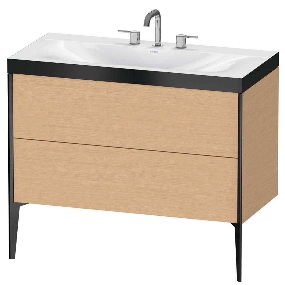 Duravit XViu C-Bonded Floorstanding Vanity  Brushed Oak