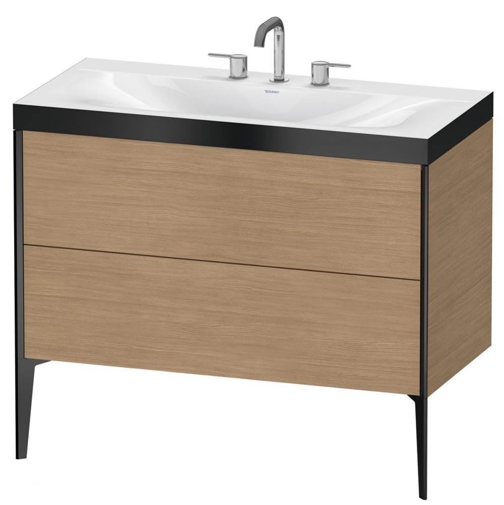 Duravit XViu C-Bonded Floorstanding Vanity  European Oak