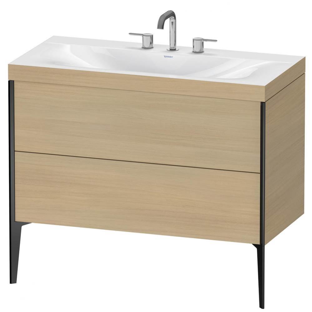 Duravit XViu C-Bonded Floorstanding Vanity  Mediterranean Oak