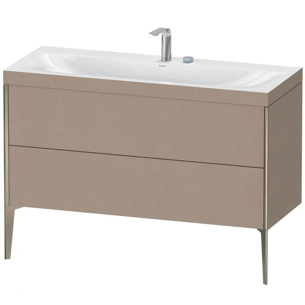 Duravit XViu Two Drawer C-Bonded Floorstanding Vanity Kit Linen