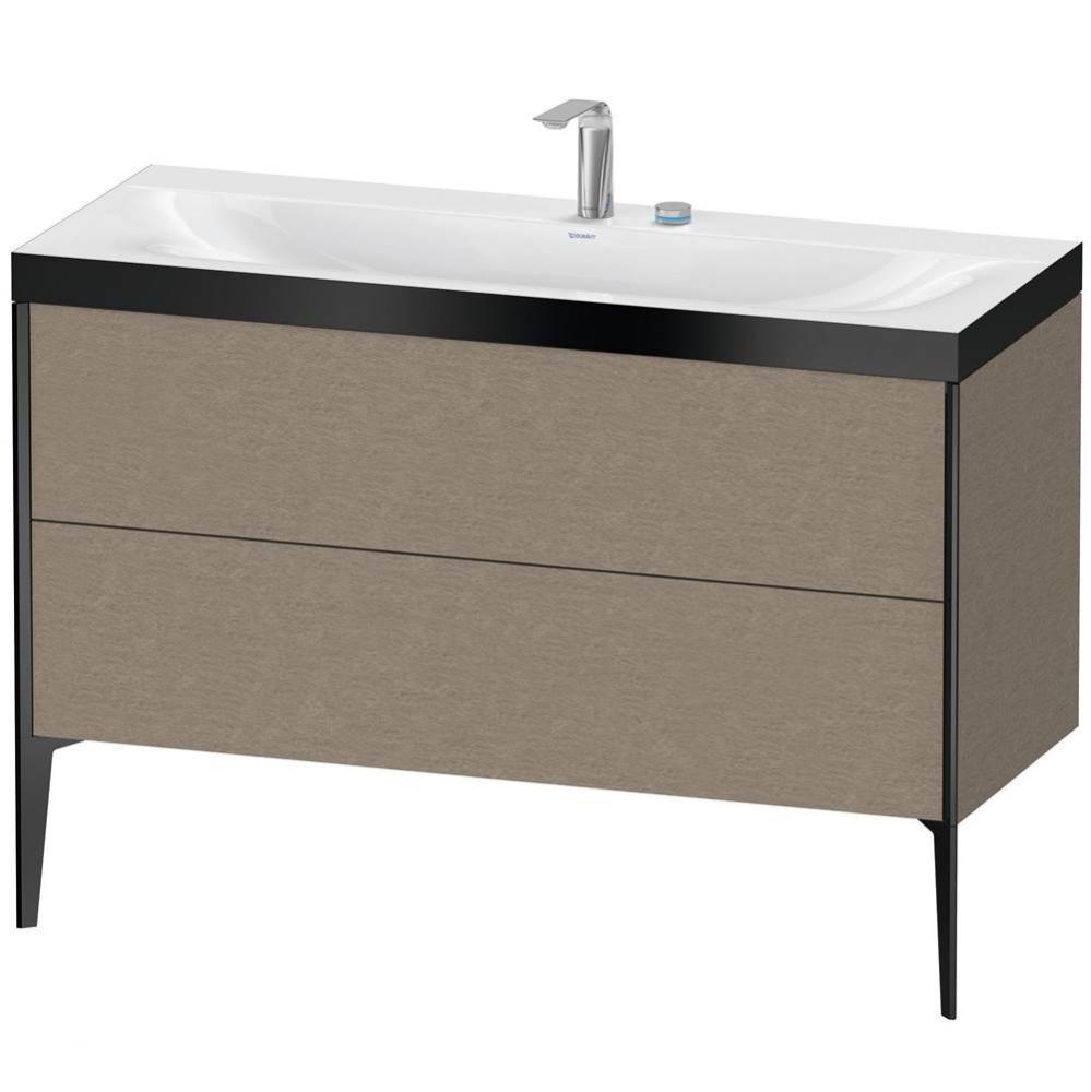 Duravit XViu Two Drawer C-Bonded Floorstanding Vanity Kit Cashmere Oak