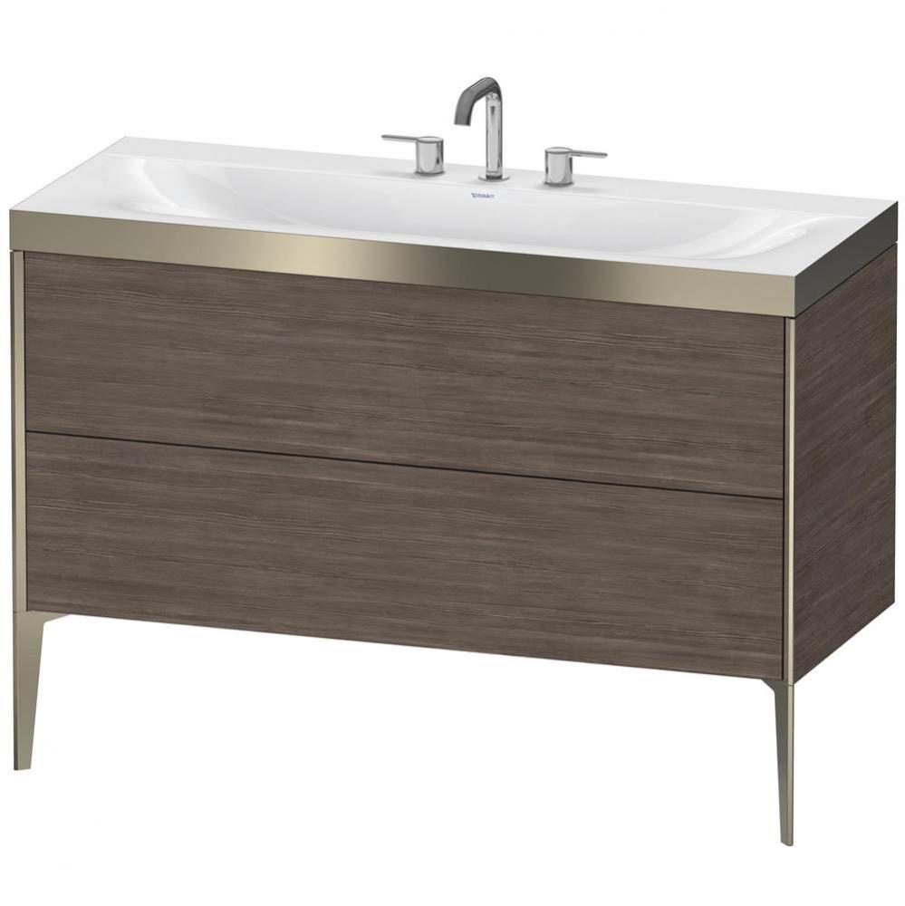 Duravit XViu C-Bonded Floorstanding Vanity  Pine Terra